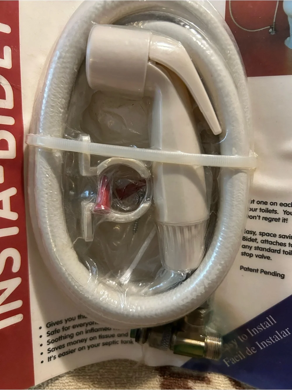 Sanitary Spray Hose / Handheld Bidet Diagram Print